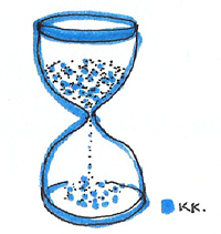 escrevendo paciencia